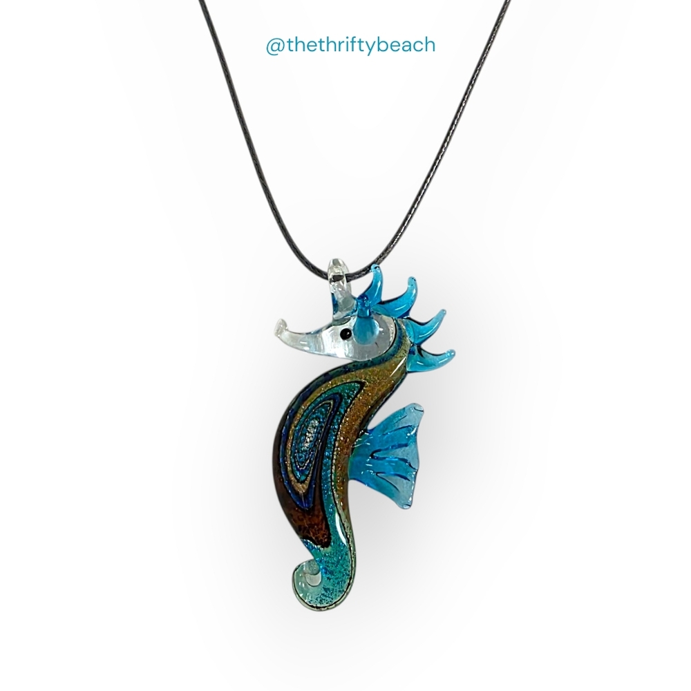 Handmade With Love Seahorse Necklace Set